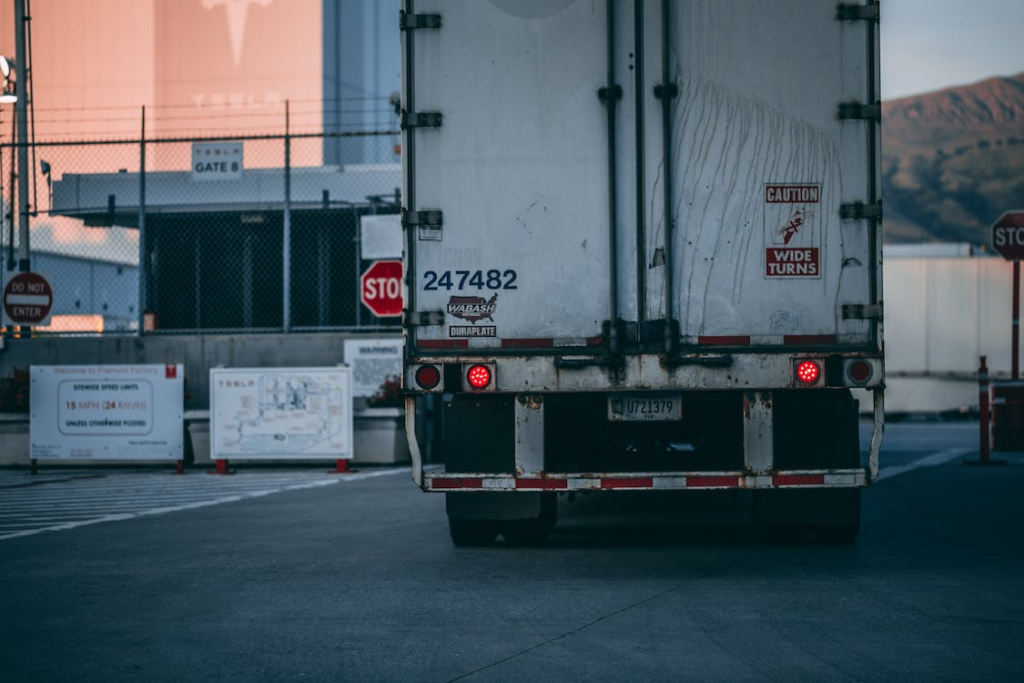 a freight truck